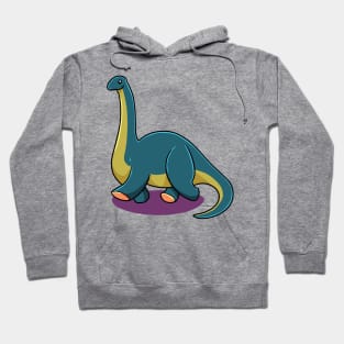 Cartoon Apatosaurus Hoodie